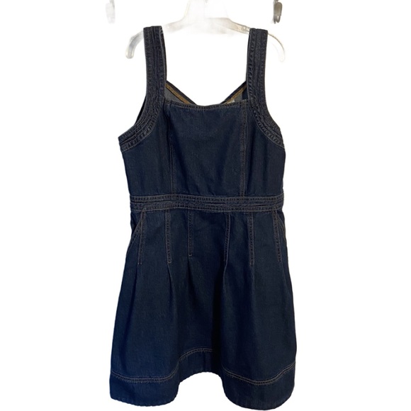 Joie Sleeveless Blue Denim Mini Dress Size 10 - Picture 1 of 6